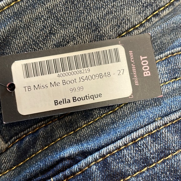 NWT Miss Me Signature Boot Jeans - Picture 8 of 11